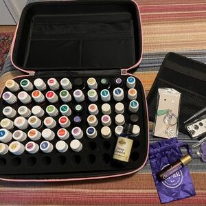 Young Living Large Essential Oil LOT with case and extras